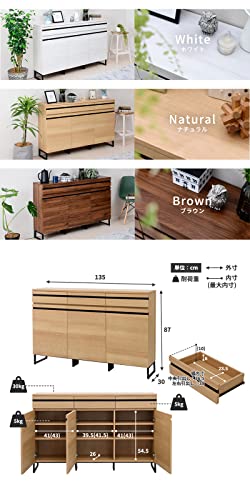 JAN:4582560967437 moca company Cloudear キャビネット 幅135 引出し